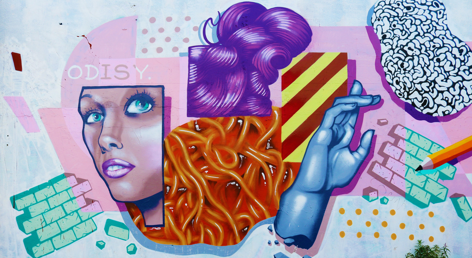 Ein modernes und abstraktes Gemälde 