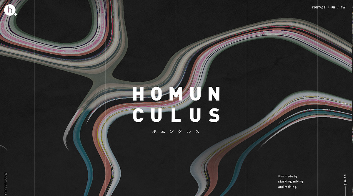 Ein Bild das Scrolling-Effekte zeigen soll