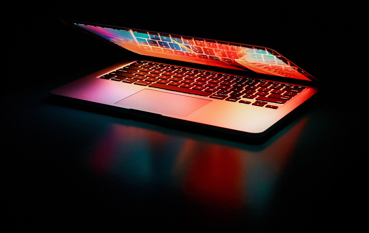 Laptop einer Digitalagentur