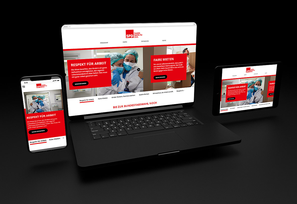 Der digitale Auftritt der SPD